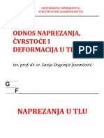 Odnos Naprezanja, Cvrstoce I Deformabilnosti