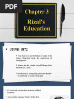 CHAPTER 3 Rizals Education