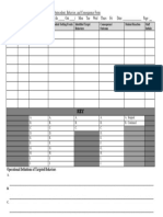 ABC - Coded Data Sheet - Blank Fillable Form