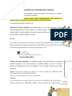 Clasificación de Sistemas de Fuerzas