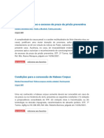 Julgados sobre Direito Processual Penal