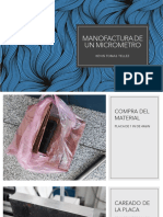 Manofactura de Un Micrometro PDF