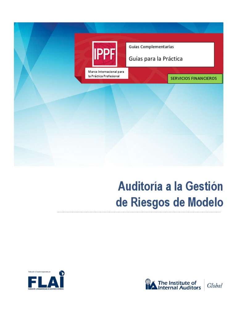 PG Auditing Model Risk Management Spanish PDF Auditoría Evaluación