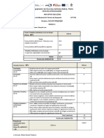 Autoavaliação Aluno Curso Técnico Desporto