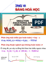 CÂN BẰNG HÓA HỌC 2021