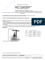 q4 Esp 8 Assessment Answer Sheets