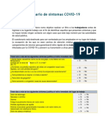 Cuestionario de Síntomas COVID Punto 2