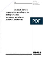ISO 4268 Temperature Measurements. Manual Methods