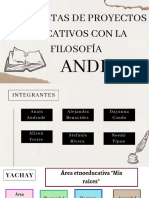 Propuestas de Proyectos Educativos Con La Filosofía - Andrade - Benavides - Condo - Freire - Rivera - Tipan
