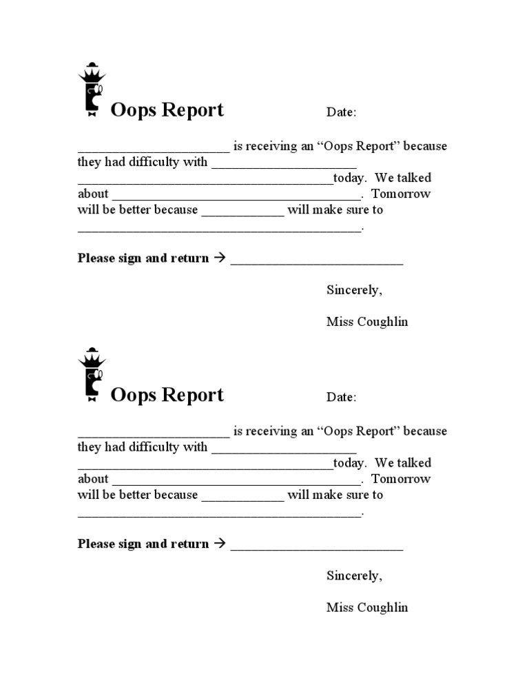 Oops Report for Student Progress | PDF | Career & Growth | Social Science
