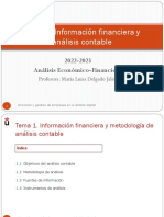 Tema 1. Información Financiera y Análisis Contable