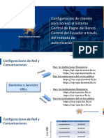 Configuración Sistema Central de Pagos BCE