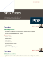 3.C Language Operators