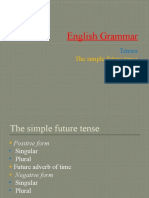 English Grammar The Simple Future Tense
