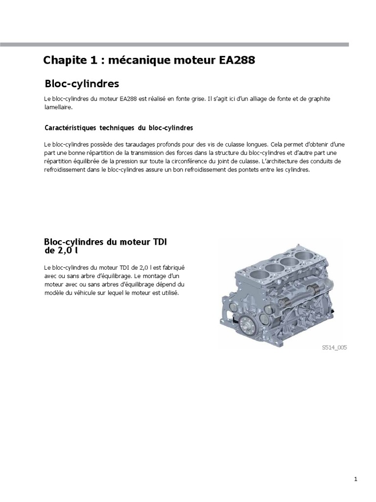 Moteur Ea288 | PDF | Radiateur | Piston