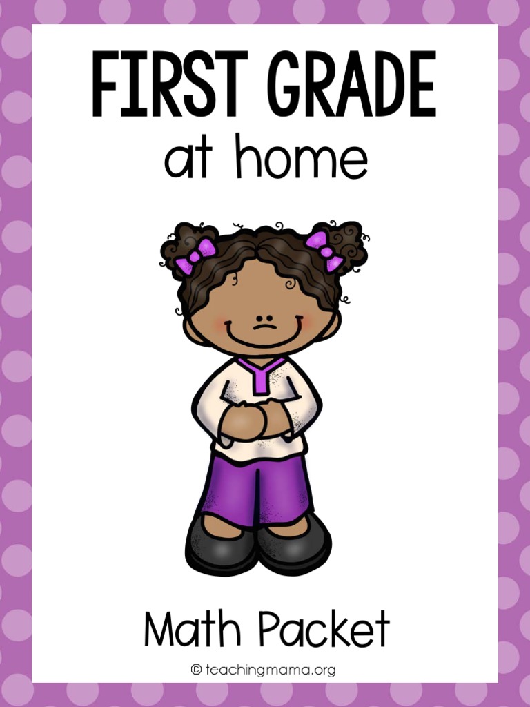 1st Grade Math Packet | PDF | Shape | Playing Cards
