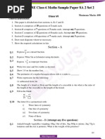 CLASS 5 Math Sample Paper Annual Exam 2022-23 | PDF | Length | Volume