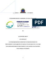 Internship Report Sample PDF