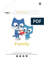 Worksheet Family Colouring 1