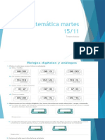 Matemática martes 3ro básico