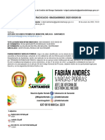 Correo de Unidad Nacional para Gestión Del Riesgo de Desastres - TUTELA RADICADA N°026 RADICADO - 684324089002 2023 00026 00