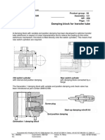 Service Information No.: 980902: Damping Block For Transfer Tube Switch Cylinders