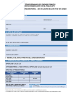 Informe Técnico Pedagógico SFT