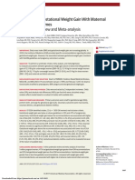 Gestational Weight Gain Outcomes Metaanalysis