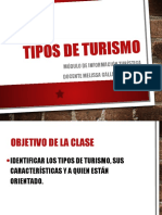 Clase Tipos de Turismo