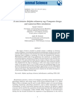 A Non-Invasive Dolphin Telemetry Tag - Computer Design and Numerical Flow Simulation