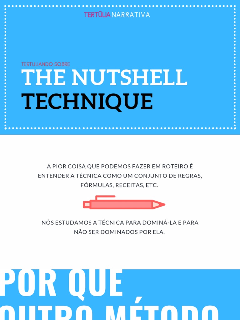 The Nutshell Technique Porto Iracema PDF Roteiro Tempo
