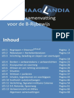 Theorie Samenvatting Voor de B-Rijbewijs