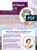 The Life of Queen Elizabeth II PowerPoint