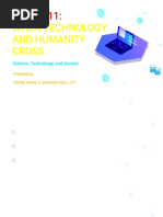 STS Lecture 11 - WHEN TECHNOLOGY AND HUMANITY CROSS - 490442956