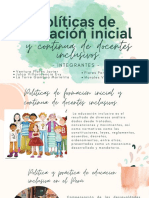 SEMANA 5 - GRUPO EXPOSITOR - Políticas de Formación Inicial y Continua de Docentes Inclusivos