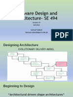 Lecture25 Software Design and Architecture - SE 494