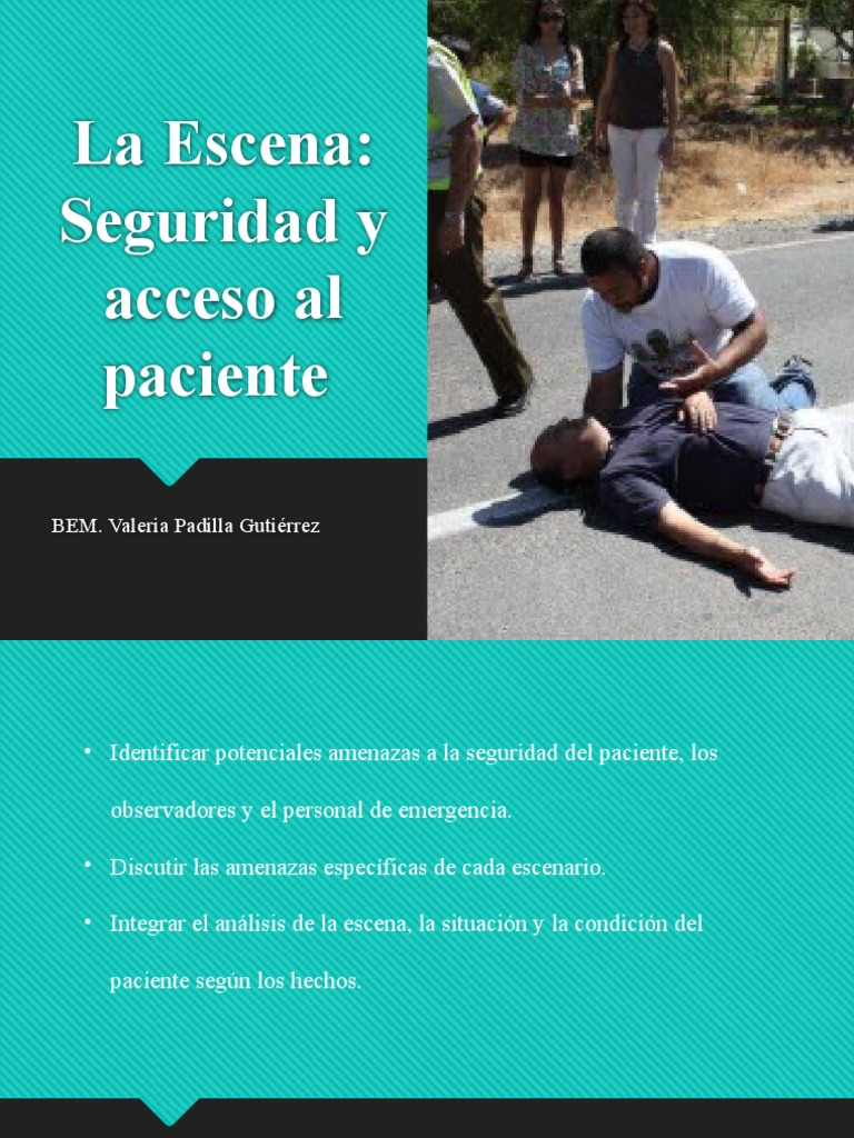 Seguridad en la Escena Prehospitalaria | PDF | Paramédico | Medicina