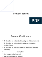 Present Tenses