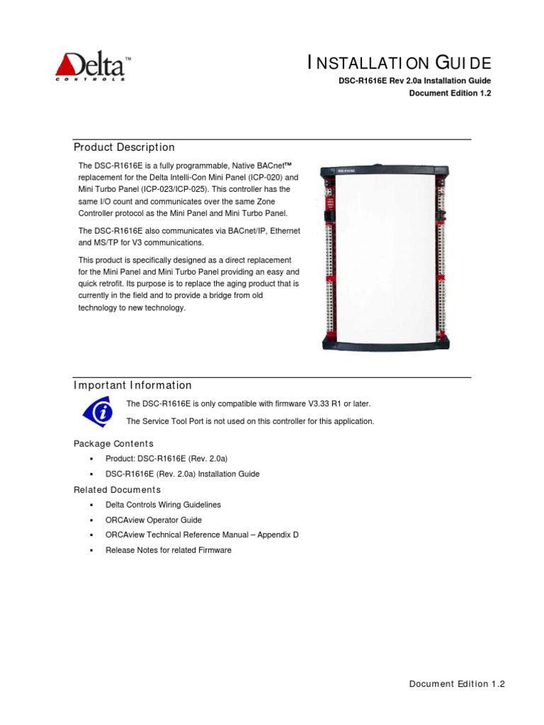 DSC R1616E Rev 2.0a Installation Guide | PDF | Switch | Computer Network