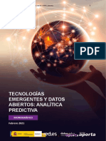 Informe Tecnologias Emergentes Datos Abiertos Analitica Predictiva VR Es