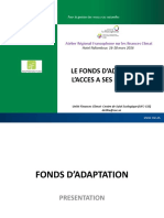 Le Fonds d'Adaptation