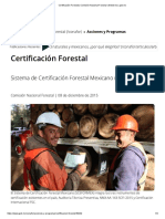 01 Certificación Forestal - Comisión Nacional Forestal