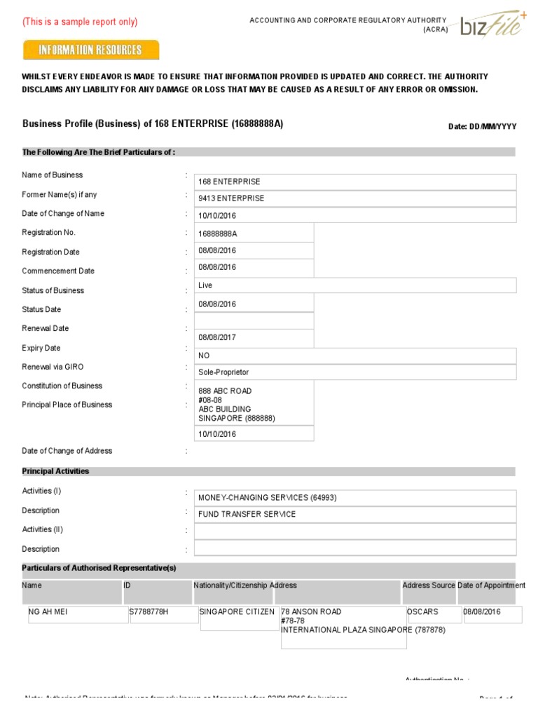 Businessprofile (Business) | PDF | Business