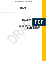 Equality Act 2010 Code of Practice On Employment