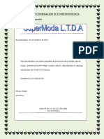 Ejercicio Combinacion de Correspondencia