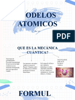 Modelos atómicos y mecánica cuántica