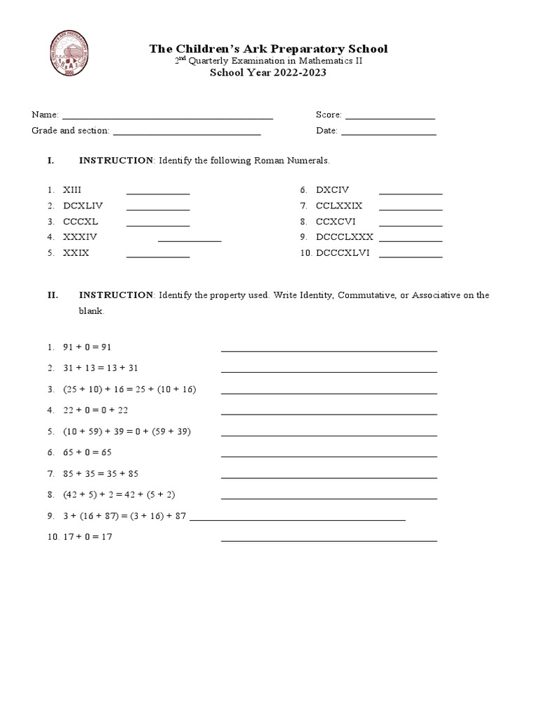 Grade 2 Math PDF Mathematics