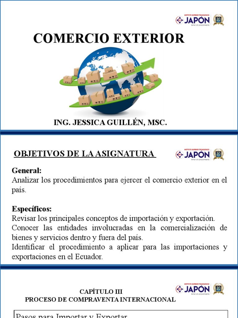 Comercio Exterior en Ecuador: Importación y Exportación | PDF | aduana ...