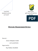 Flowrate Measurement Devices