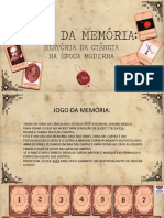 Jogo Da Memória - Razão e Ciência Moderna